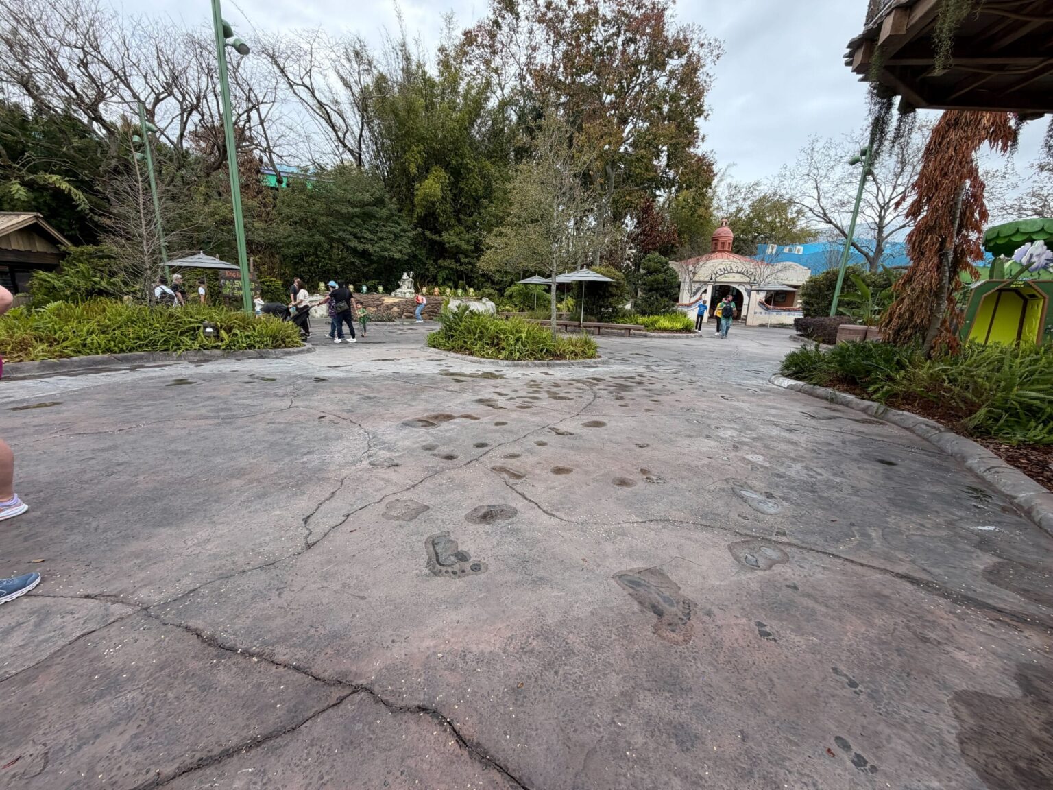Former Shrek’s Swamp Splash Pad Space Back Open to Guests Months After Demolition