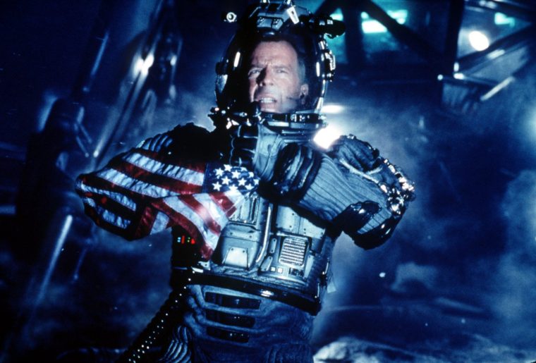 FILM: ARMAGEDDON (1998). Starring Bruce Willis.
