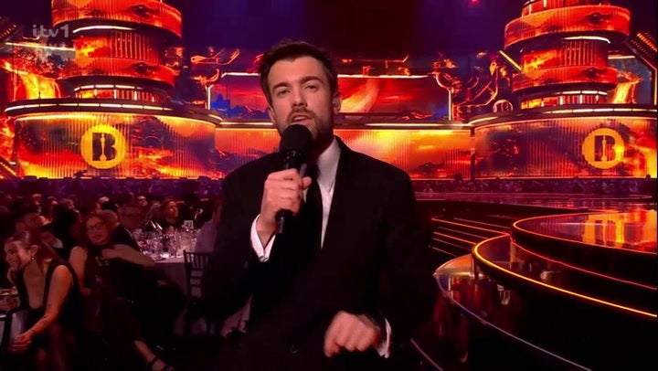 Jack Whitehall made a number of gags about Manchester during his sixth stint hosting the Brit Awards