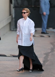 LOS ANGELES, CA - JANUARY 15: Jessie Buckley is seen on January 15, 2026 in Los Angeles, California.  (Photo by PG/Bauer-Griffin/GC Images)