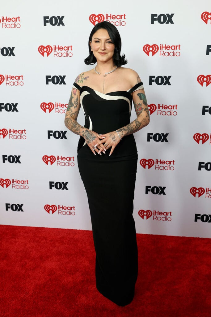 Julia Michaels iHeartRadio Music Awards 2026, Julia Michaels red carpet iHeartRadio Awards, iHeartRadio Music Awards 2026 red carpet fashion, Julia Michaels Gaurav Gupta iHeartRadio Awards, Gaurav Gupta iHeartRadio Music Awards 2026