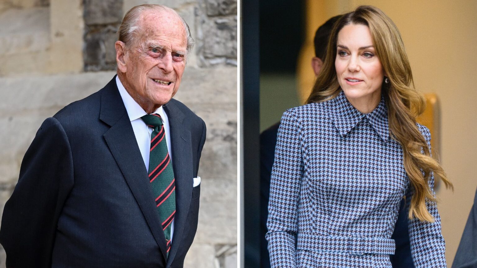 Kate Middleton encouraged William to reach out to Harry A composite of a picture of Prince Philip and a picture of the Princess of Wales