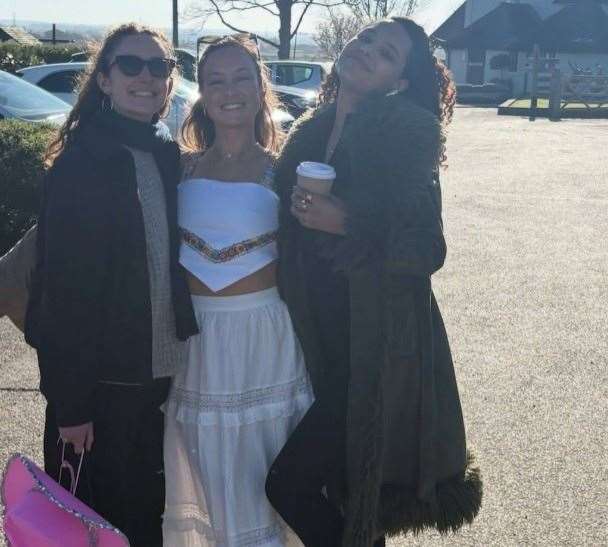 Lady Marina Windsor travelled to Sheppey for her hen party. Picture: @marinacwin