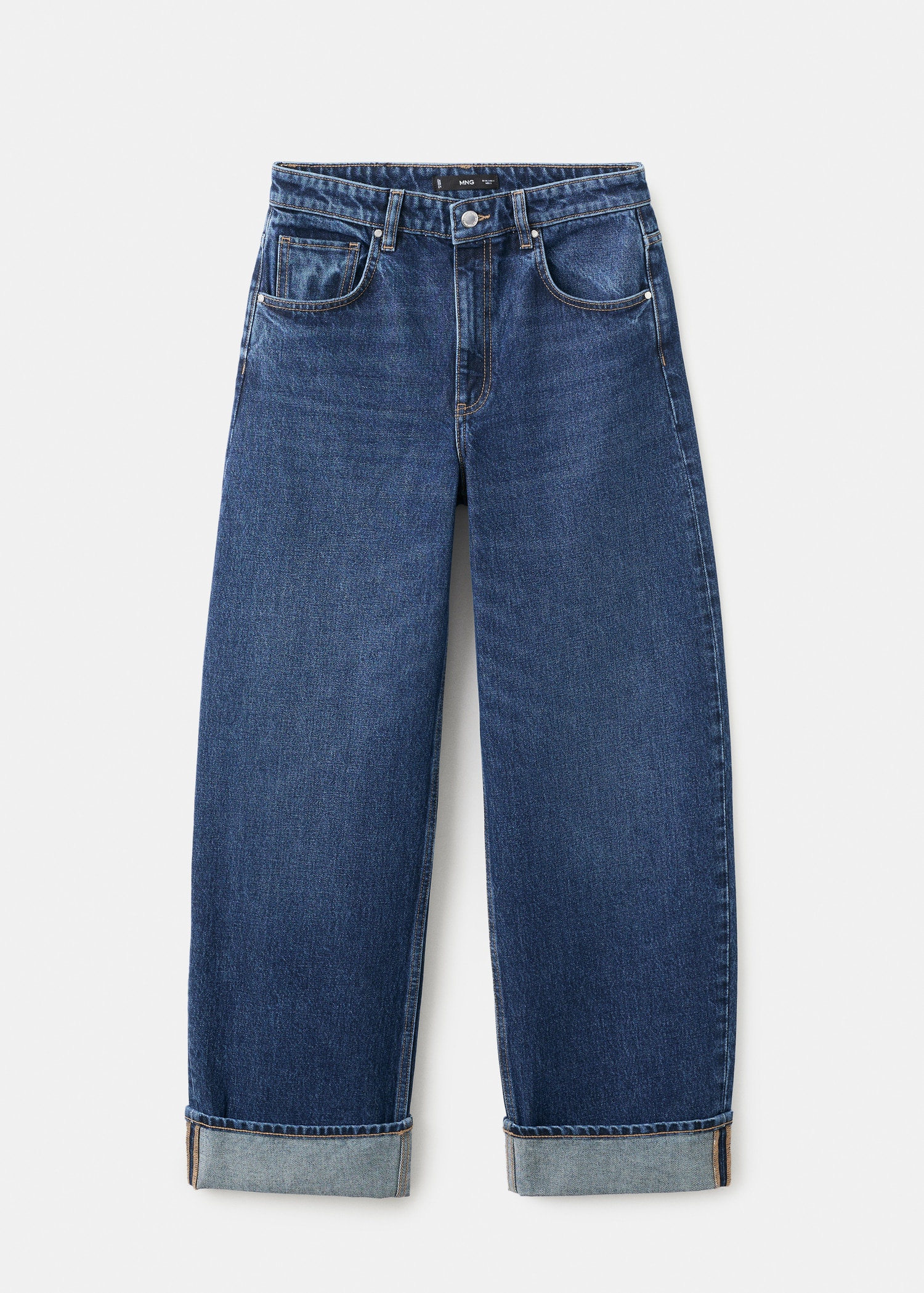 Balloon Jeans With Rolled-Up Hem - Women | Mango United Kingdom