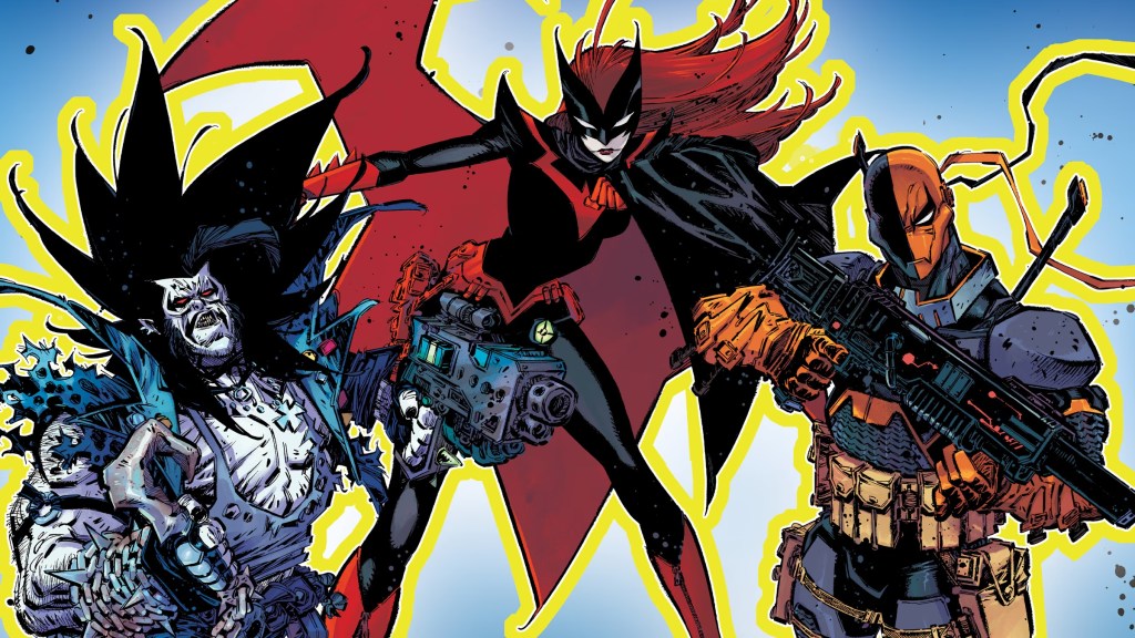 Lobo Batwoman and Deathstroke Promo Image DC Next Level