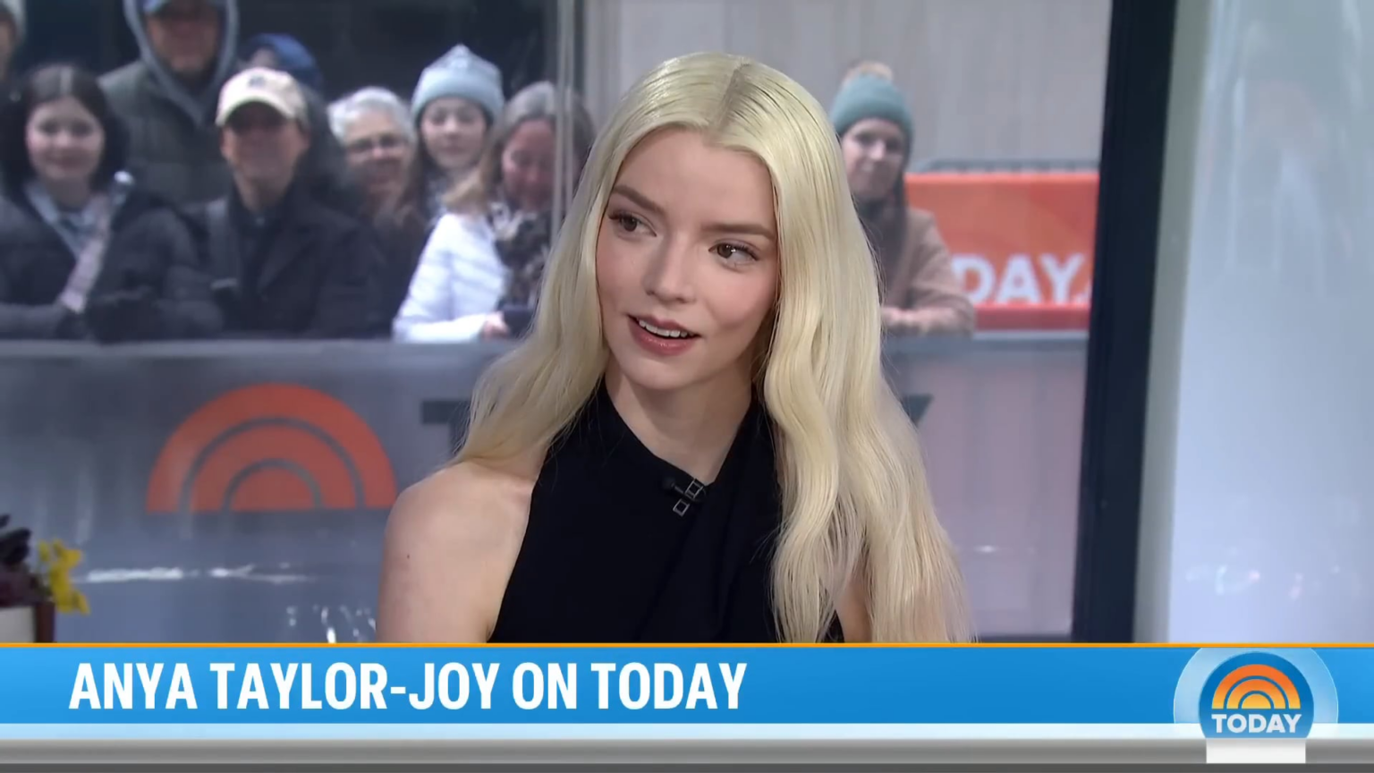 Anya Taylor-Joy is asked what the connection is between Princess Peach and Joni Mitchell: "They're both singular. You can't touch them. They're in a league of their own."