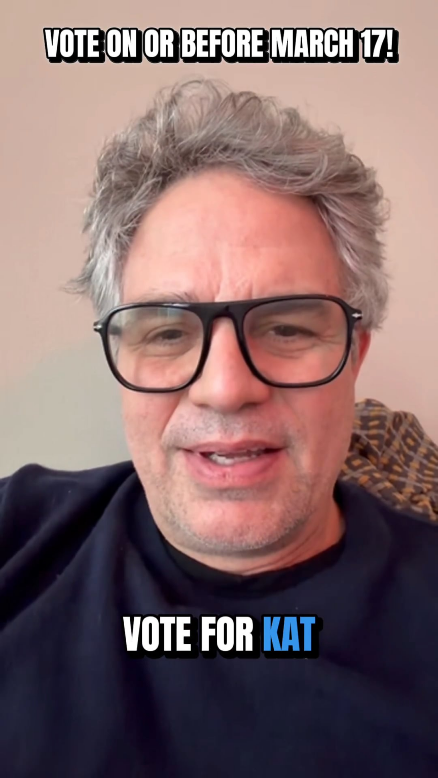 Mark Ruffalo: "Don't let AIPAC buy our politicians. Vote for Kat. Vote for a politician who will be working for you, not a foreign entity who drags us into wars and cares nothing for the American people" (AIPAC spent $20M in Illinois races so far this year)