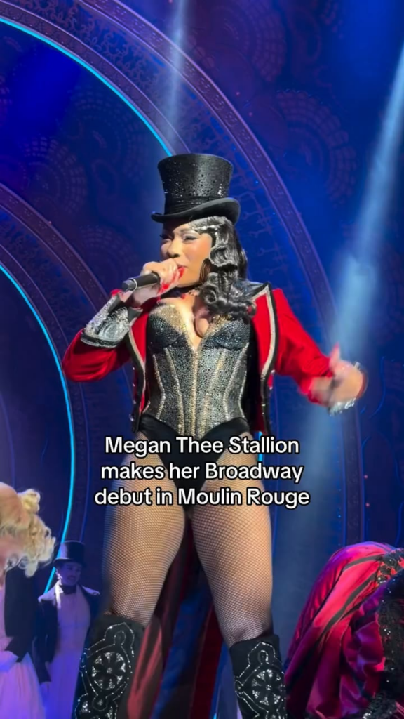 Megan Thee Stallion made her Broadway debut in Moulin Rouge tonight