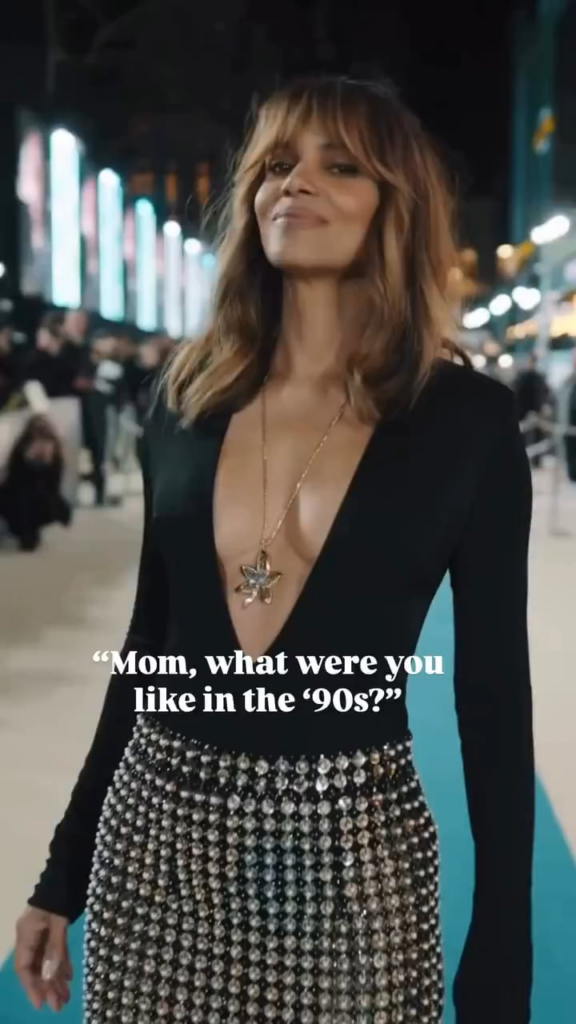 Halle Berry does "What were you like in the 90s" trend with the caption "Had fools falling in love"