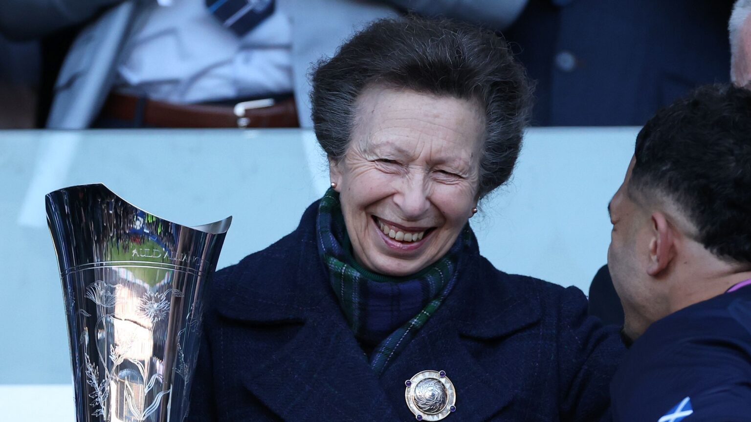 Princess Anne's hilarious moment at the rugby delights fans