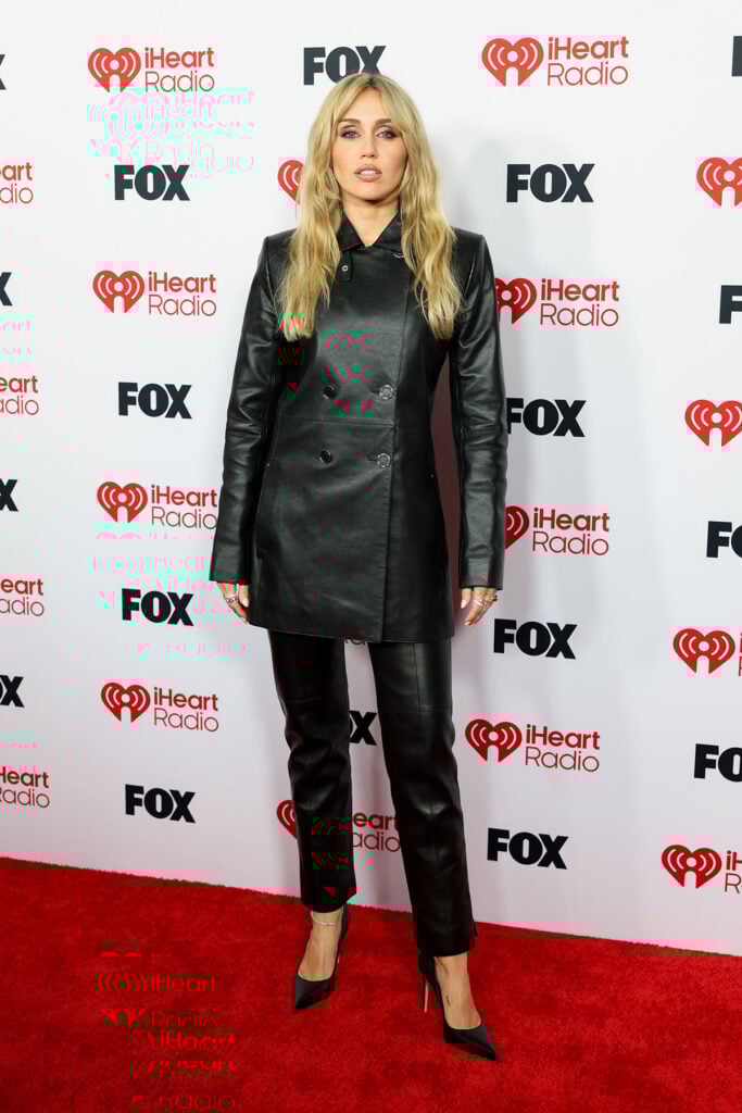 Miley Cyrus iHeartRadio Music Awards 2026, Miley Cyrus red carpet iHeartRadio Awards, iHeartRadio Music Awards 2026 red carpet fashion, Miley Cyrus Hermès Fall 2025, Hermès iHeartRadio Music Awards 2026