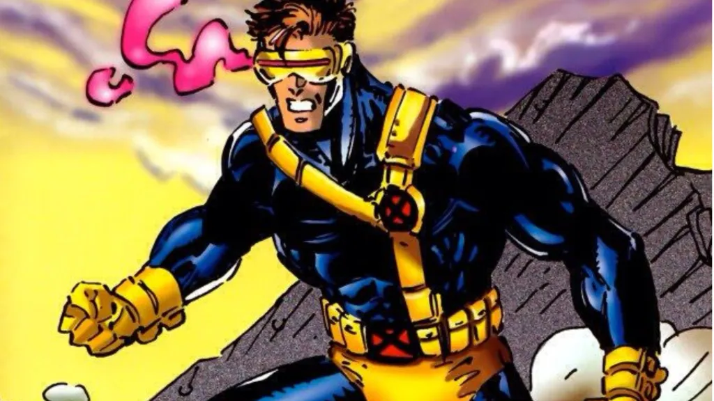 Cyclops with energy leaking out of his visor