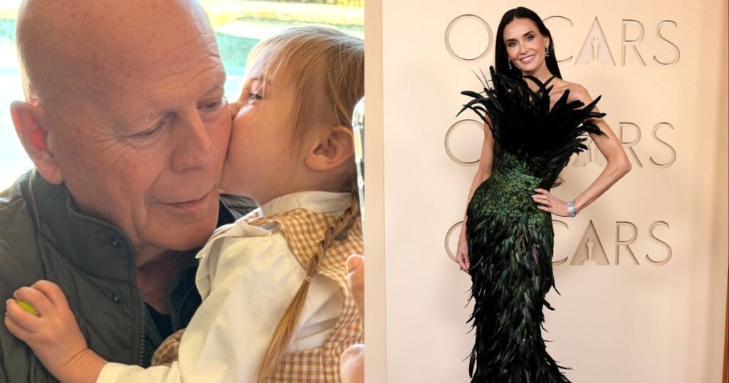 Demi Moore Includes Granddaughter in Bruce Willis’ Photos for His Birthday