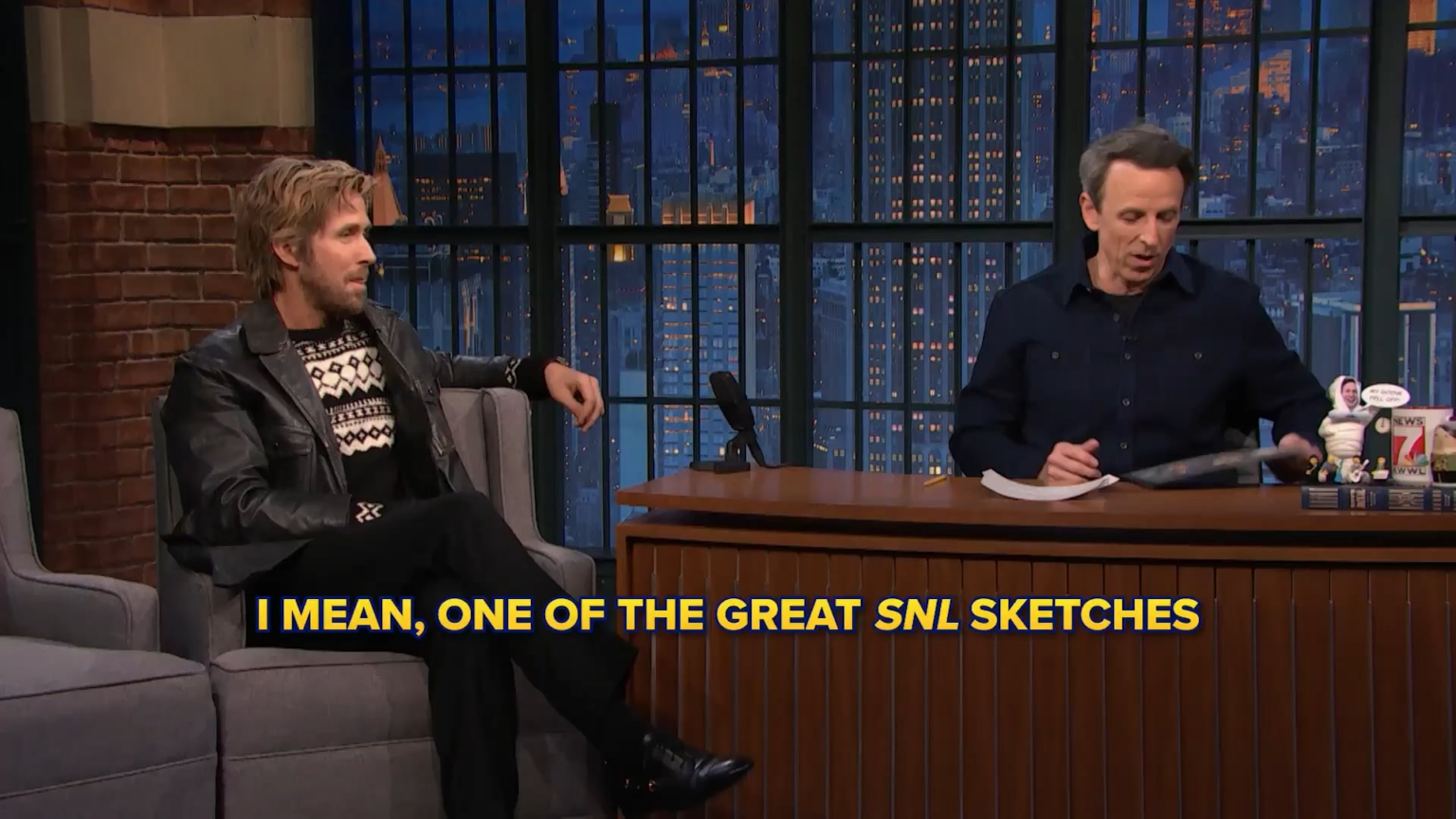 Ryan Gosling looks back on the 'Close Encounter' SNL sketch (aka, the sketch where Kate McKinnon makes him "break")