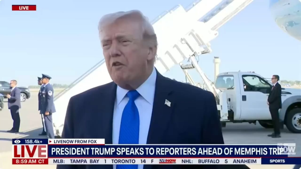 Trump justifies his decision to replace airport security personnel with ICE by talking about invention of the paper clip