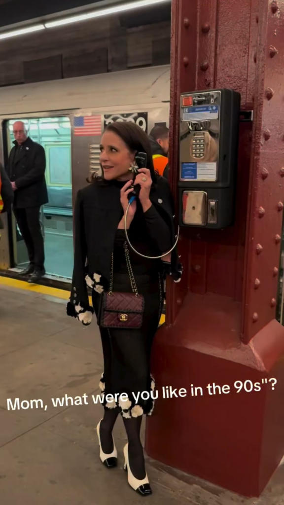 Julia Louis-Dreyfus’s recent Instagram post: “Mom, what were you like in the ’90s”