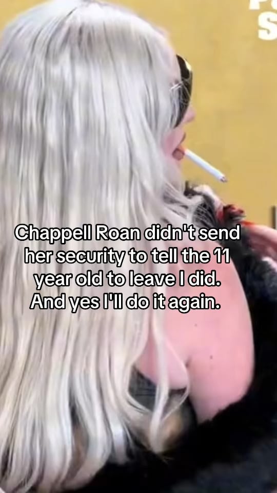 Megan Stalter: “Chappell Roan didn't send her security to tell the 11 year old to leave I did. And yes I'll do it again.”
