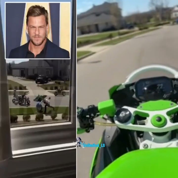 NEW: Video shows how the fight started between Alan Ritchson and his neighbor. Neighbor stepped in front of his bike & pushed him, causing Ritchson to crash, then when he tried to retrieve his bike, he was pushed again. And the "kids" mentioned in this story, were actually Ritchson's own children.