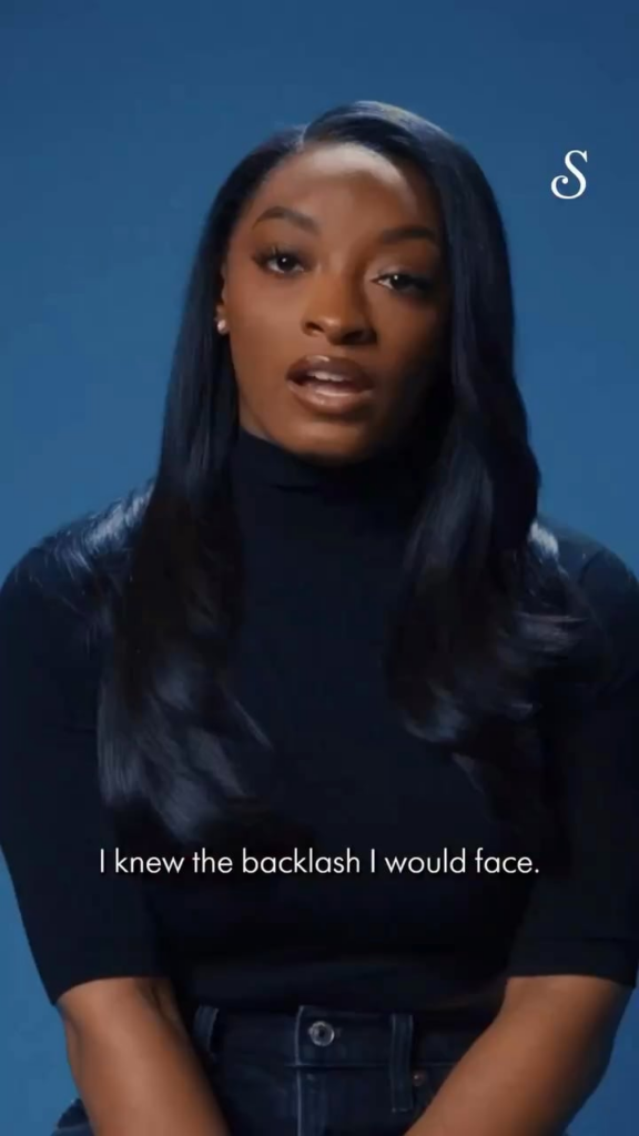 Simone Biles for Stylist Magazine "No medal, accolade or exam result is more important than your mental health"