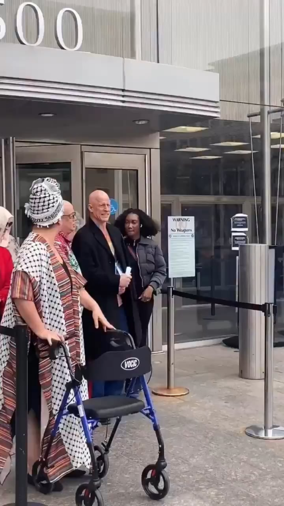 Anti War Marine Veteran Brian McGinnis is now free after being assaulted by Senator Tim Sheehy