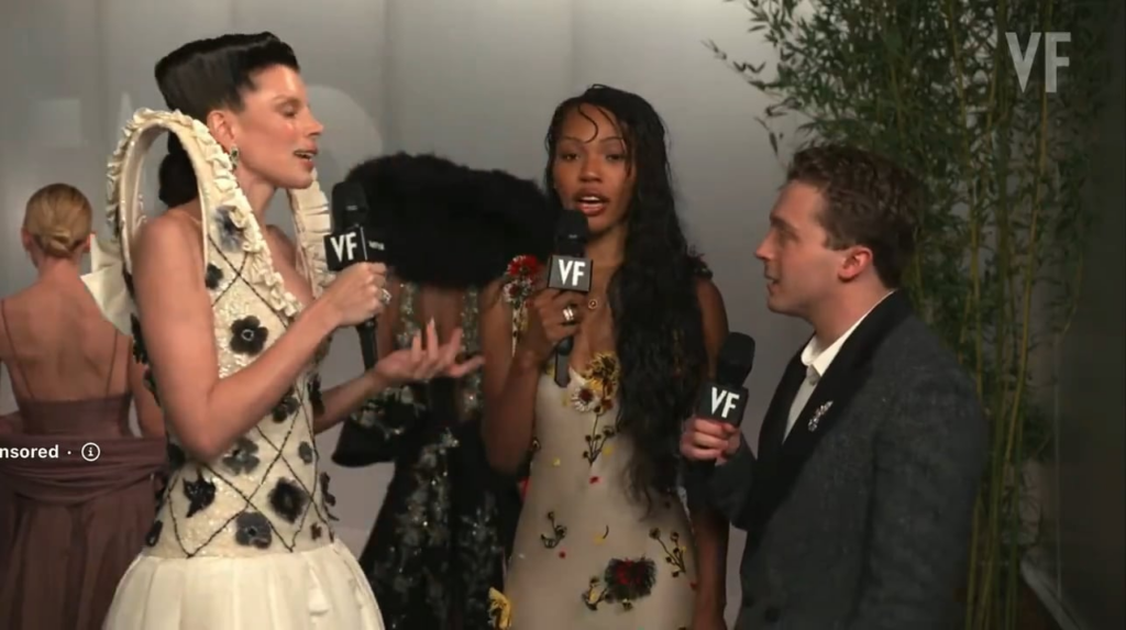Julia Fox praising 'If I had Legs I'd Kick You' and Jake Shane interrupts with "Would you say the kid was annoying?" (Context: Rose Byrne's character's daughter has a pediatric feeding disorder needing lots of care)