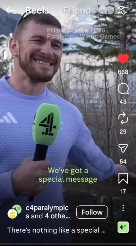 Prince Harry records hype video for Invictus Games alum ahead of Paralympics Winter Games