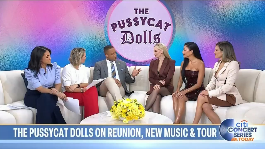 Nicole Scherzinger freezes on live TV when asked about why some of the original members of The Pussycat Dolls weren’t included in the new reunion group