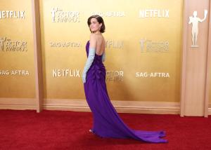 Sarah Catherine Hook at The 32nd Annual Actor Awards Presented by SAG-AFTRA held at the Shrine Auditorium and Expo Hall on March 01, 2026 in Los Angeles, California.