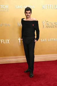 Mark Indelicato at The 32nd Annual Actor Awards Presented by SAG-AFTRA held at the Shrine Auditorium and Expo Hall on March 01, 2026 in Los Angeles, California.