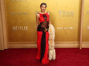 Nava Rose at the 32nd Annual Actor Awards Presented by SAG-AFTRA held at Shrine Auditorium and Expo Hall on March 01, 2026 in Los Angeles, California.