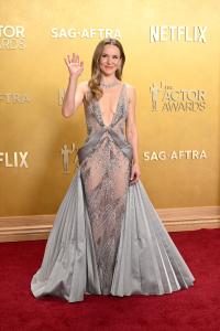Kristen Bell at The 32nd Annual Actor Awards Presented by SAG-AFTRA held at the Shrine Auditorium and Expo Hall on March 01, 2026 in Los Angeles, California.
