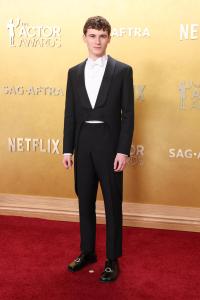 Sam Nivola at The 32nd Annual Actor Awards Presented by SAG-AFTRA held at the Shrine Auditorium and Expo Hall on March 01, 2026 in Los Angeles, California.