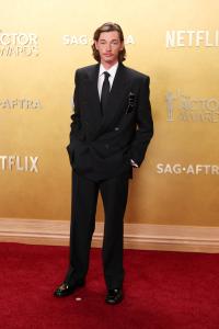 Jacob Lofland at The 32nd Annual Actor Awards Presented by SAG-AFTRA held at the Shrine Auditorium and Expo Hall on March 01, 2026 in Los Angeles, California.