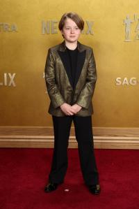Jacobi Jupe at the 32nd Annual Actor Awards Presented by SAG-AFTRA held at Shrine Auditorium and Expo Hall on March 01, 2026 in Los Angeles, California.
