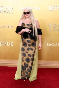 Megan Stalter at The 32nd Annual Actor Awards Presented by SAG-AFTRA held at the Shrine Auditorium and Expo Hall on March 01, 2026 in Los Angeles, California.