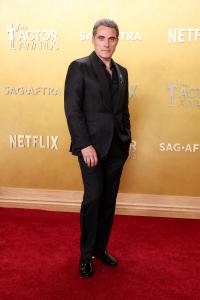 Rufus Sewell at The 32nd Annual Actor Awards Presented by SAG-AFTRA held at the Shrine Auditorium and Expo Hall on March 01, 2026 in Los Angeles, California.