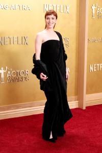 Britt Lower at The 32nd Annual Actor Awards Presented by SAG-AFTRA held at the Shrine Auditorium and Expo Hall on March 01, 2026 in Los Angeles, California.