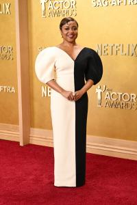 Quinta Brunson at The 32nd Annual Actor Awards Presented by SAG-AFTRA held at the Shrine Auditorium and Expo Hall on March 01, 2026 in Los Angeles, California.