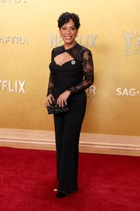 Liza Colón-Zayas at The 32nd Annual Actor Awards Presented by SAG-AFTRA held at the Shrine Auditorium and Expo Hall on March 01, 2026 in Los Angeles, California.