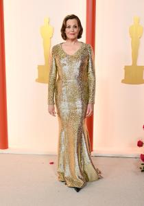 Sigourney Weaver. at the 95th Annual Academy Awards held at Ovation Hollywood on March 12, 2023 in Los Angeles, California.