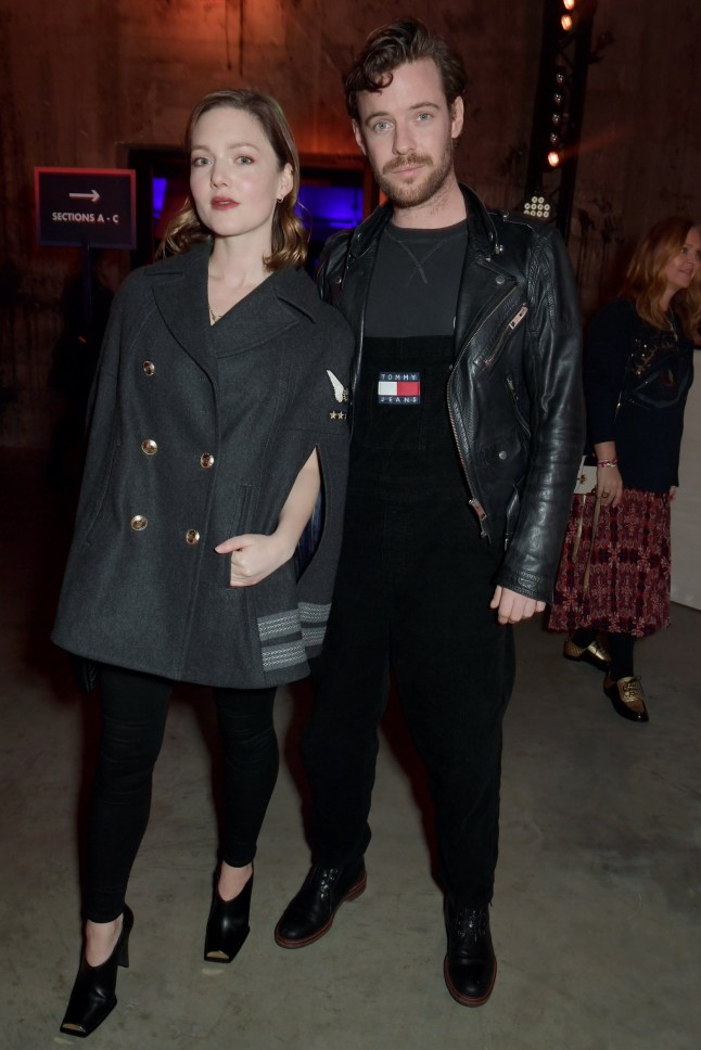 LONDON, ENGLAND - FEBRUARY 16: Harry Treadaway and Holliday Grainger attend the TOMMYNOW London Spring 2020 at Tate Modern on February 16, 2020 in London, England. (Photo by David M. Benett/Getty Images for Tommy Hilfiger)