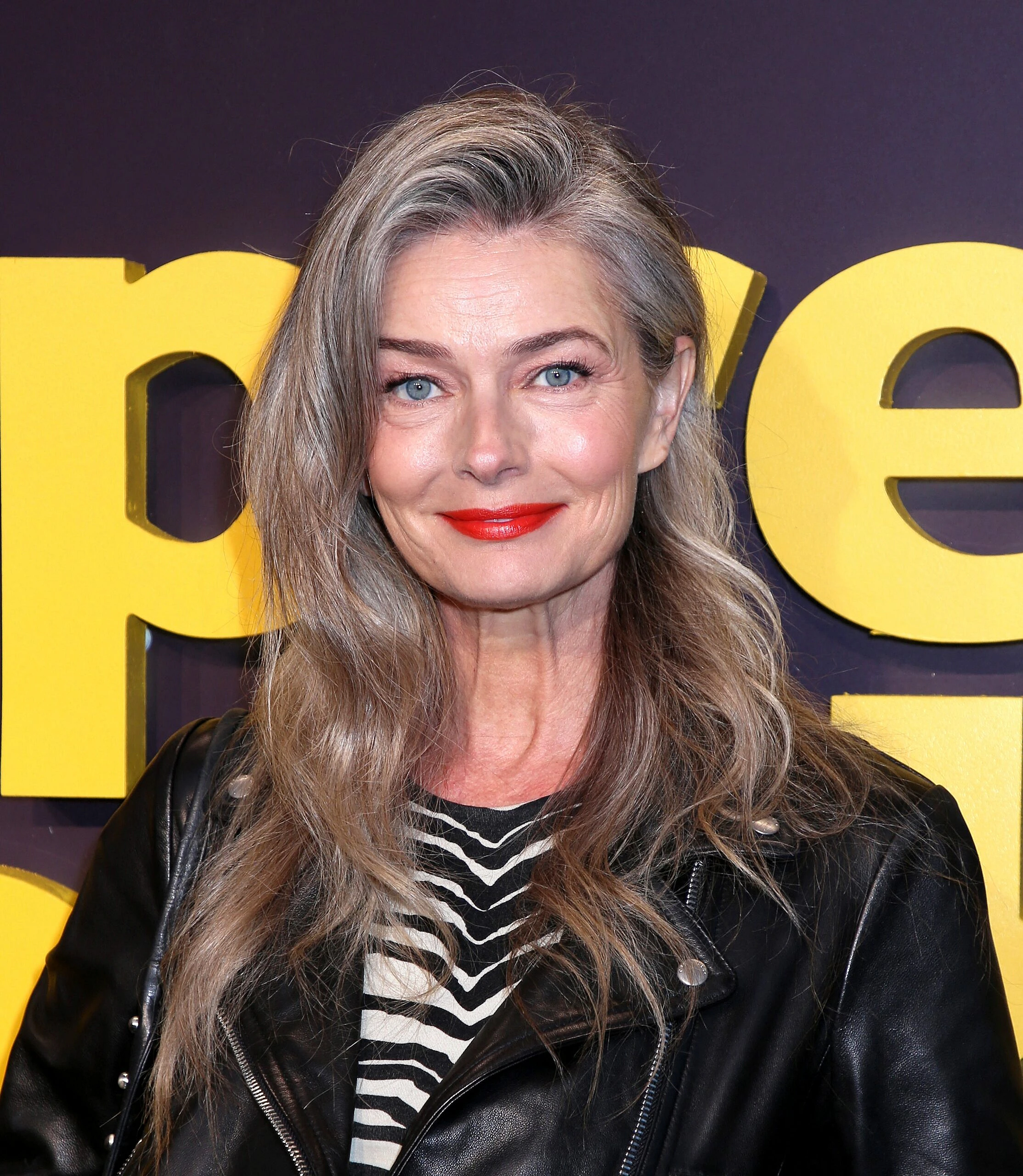 Paulina Porizkova at movie premiere