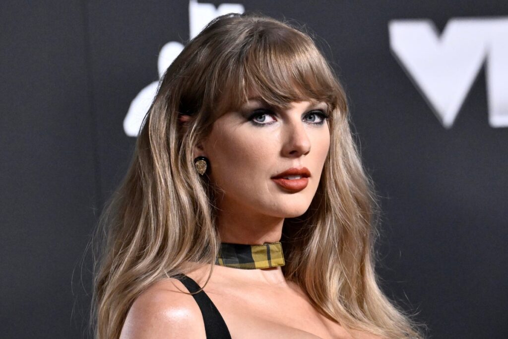 Lawsuit says Taylor Swift's 'Showgirl' pose comes too close to the work of a real one