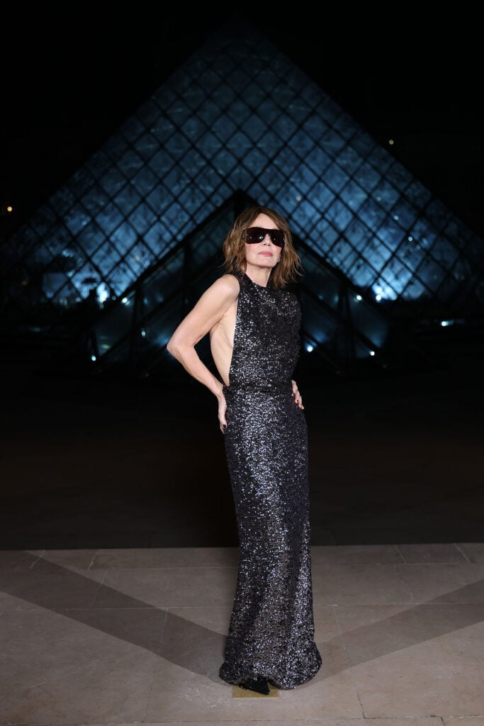 Philippine Leroy-Beaulieu Le Grand Dîner du Louvre, Philippine Leroy-Beaulieu Louvre Dinner Paris red carpet, Philippine Leroy-Beaulieu Paris fashion event Louvre, Le Grand Dîner du Louvre red carpet Philippine Leroy-Beaulieu, Gucci Philippine Leroy-Beaulieu black gown, Gucci Generation gown Philippine Leroy-Beaulieu Louvre dinner