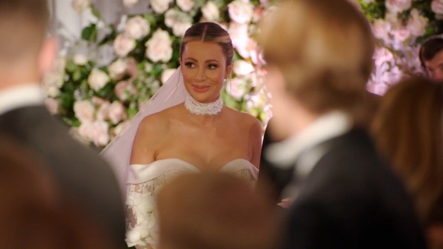 Olivia Marries her Match S3: E4 - Episode 4 ITV Olivia Attwood and Bradley Dack get married. Grab from Show Credit ITVX