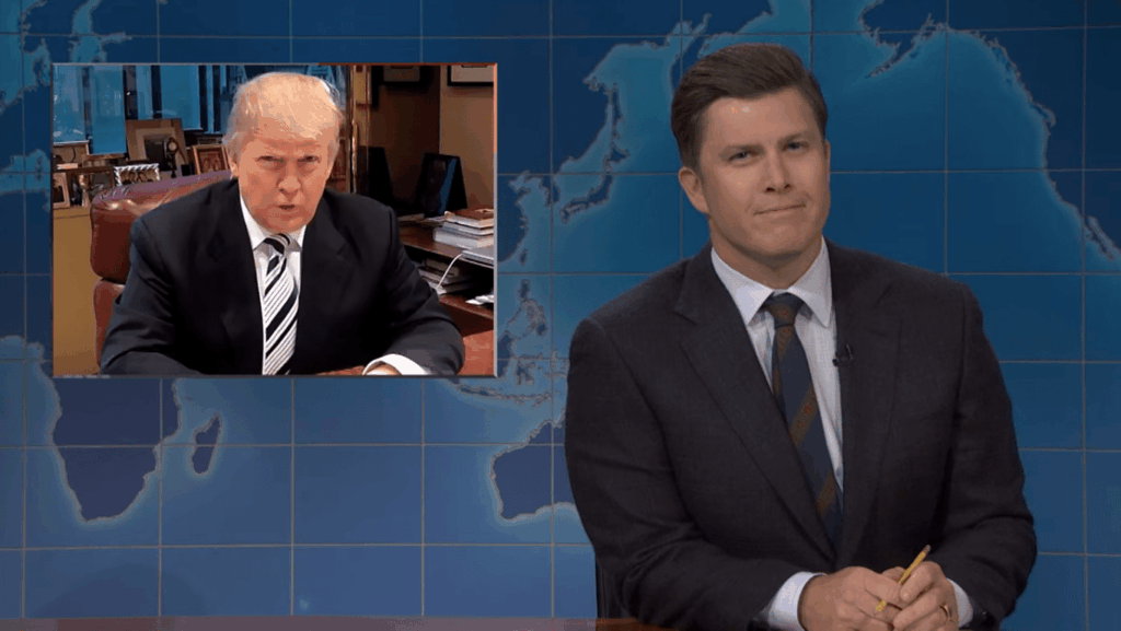 'SNL' Weekend Update Uses Trump's Own Words Against Him on Iran War
