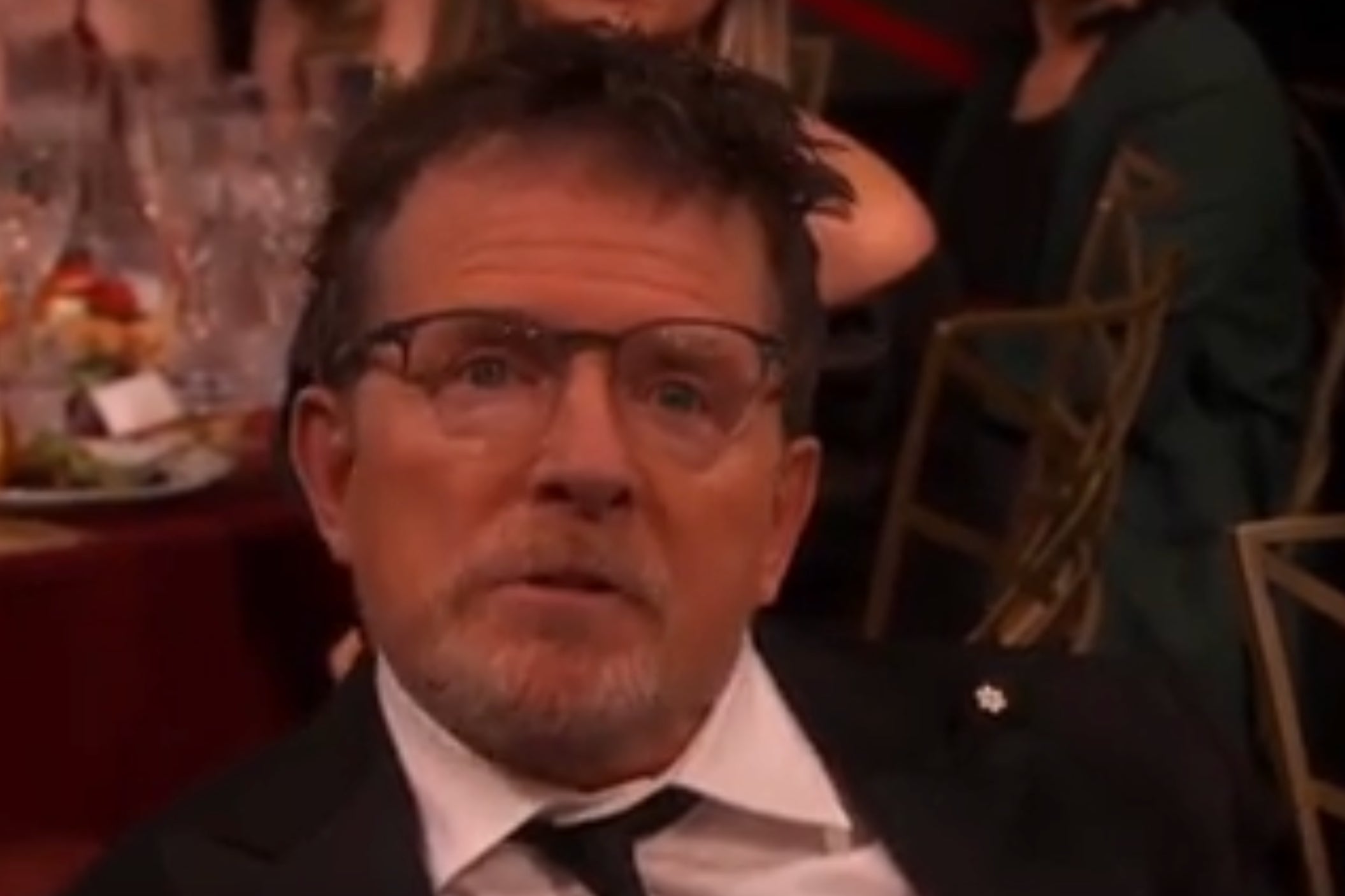 Michael J Fox had fans 'tearing up' with a surprise appearance at the Actor Awards