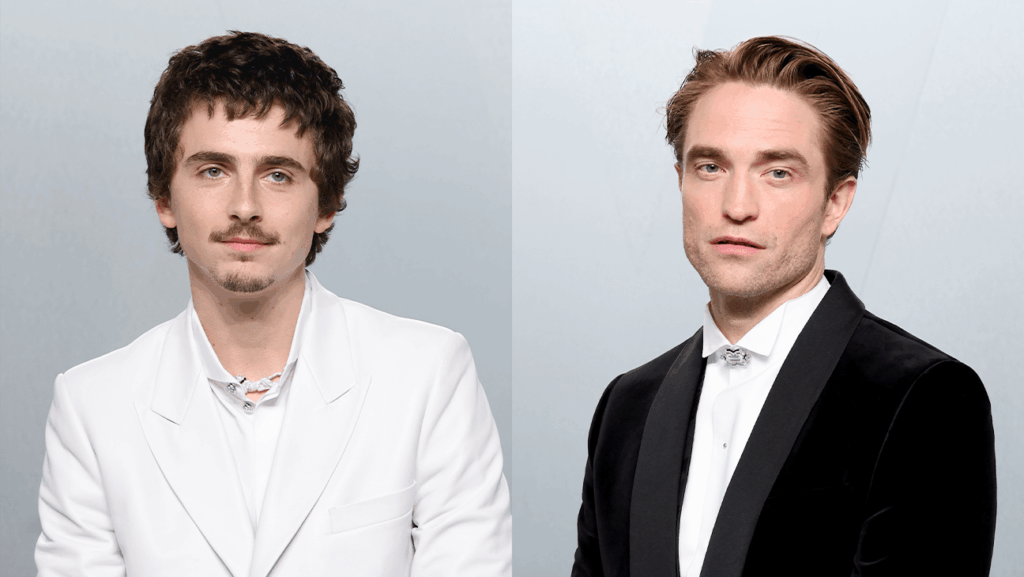 Timothée Chalamet and Robert Pattinson