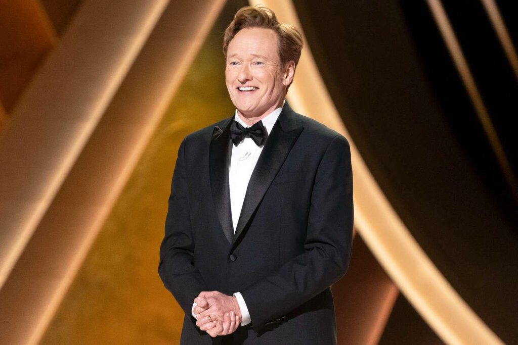 Conan O'Brien says hosting the Oscars connects him with late father in a 'cosmic way'