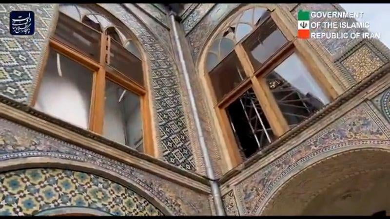 Israeli strike damages UNESCO-listed Golestan Palace in Tehran: state media